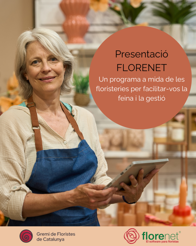 El Gremi signa un nou acord amb Florenet per impulsar la gestió digital de les floristeries