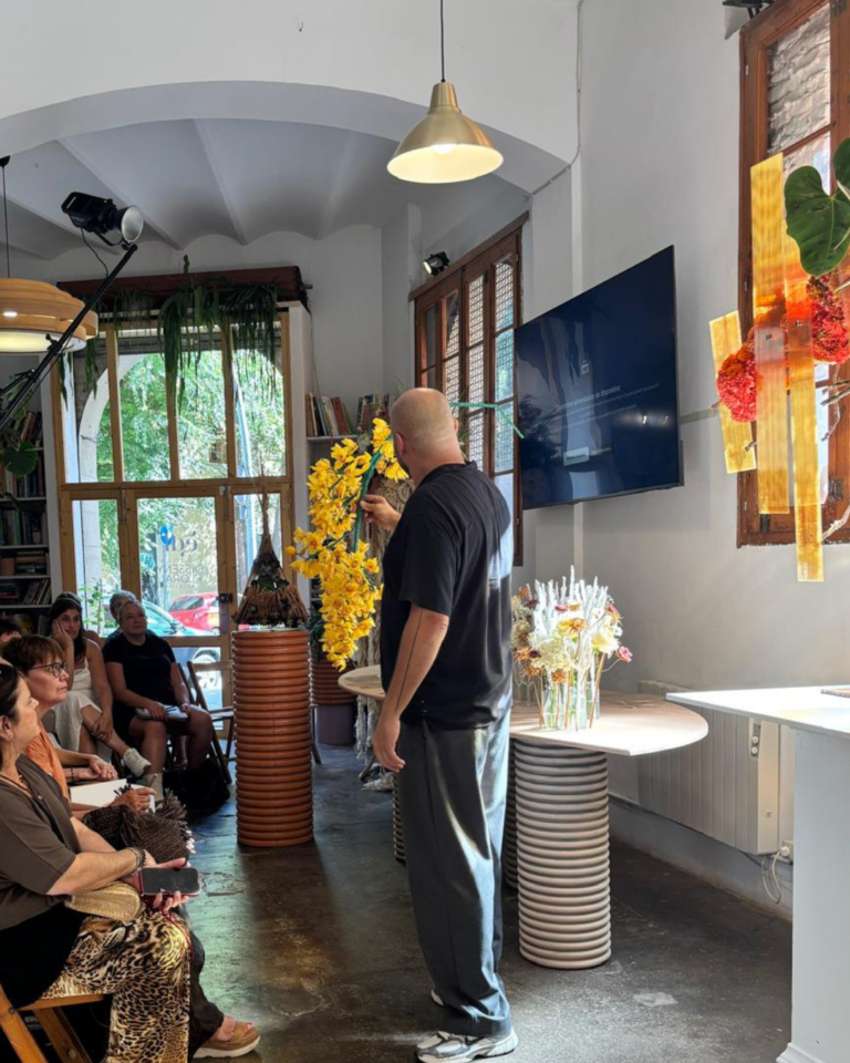 Entre formes imperfectes, taller floral per floristes